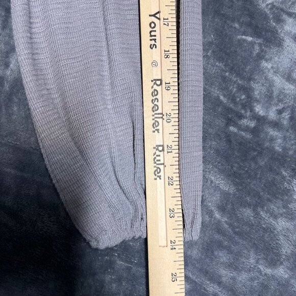 Lionstill Pullover Casual Dress W Boho Front Tie Detail Stretch Waffle Material - Picture 9 of 10